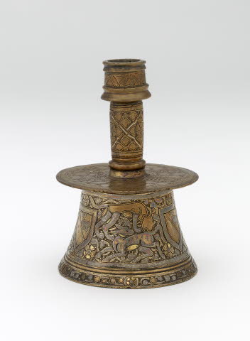 Candlestick - The British Museum: Islamic Gallery